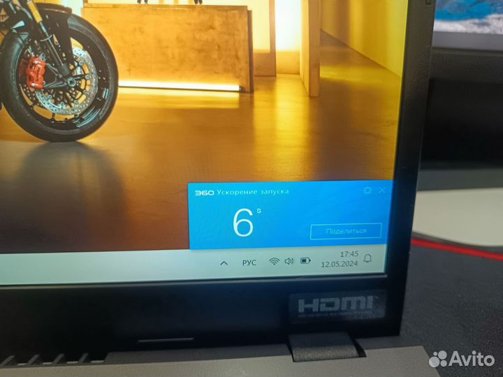 Мощный Ноутбук acer,Ryzen 5,DDR5,SSD M2 Nvme 512