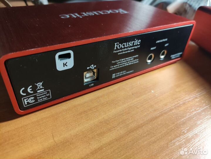 Focusrite Scarlett 2i2 / 6i6 2gen