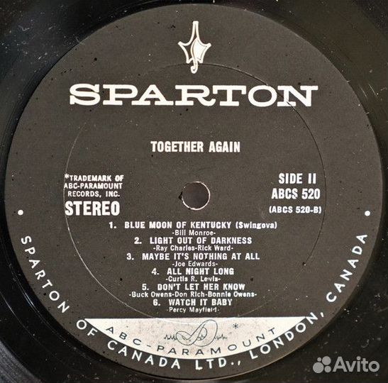 Пластинка LP Ray Charles – Together again