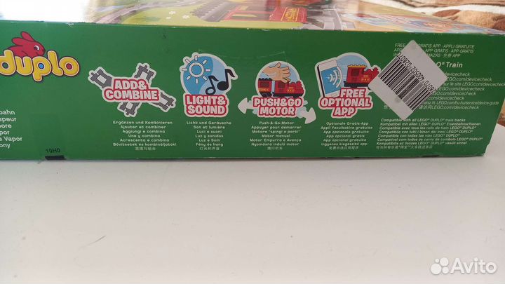 Lego duplo поезд 10874