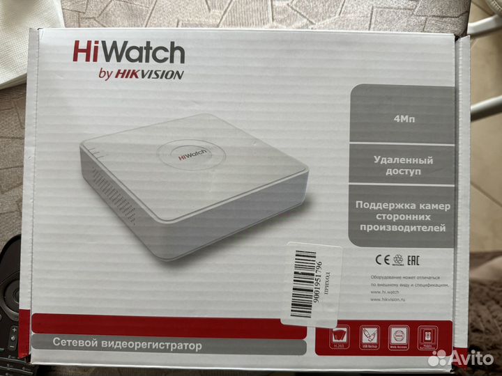 IP-видеорегистратор hiwatch DS-N204(C)