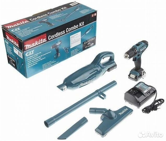 Makita CXT: дрель-шуруповерт DF333DZ + пылесос