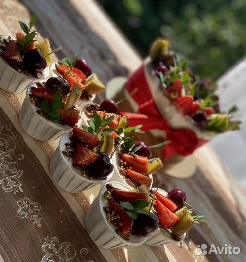 Капкейки, кексы, торт в стакане