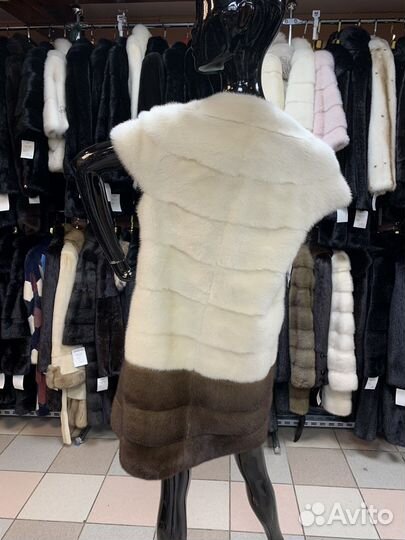 Жилет из меха норки 42-44