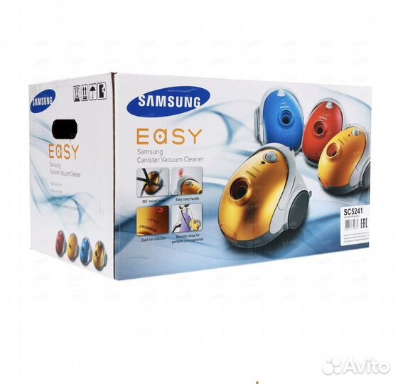 Пылесос с мешком Samsung новый