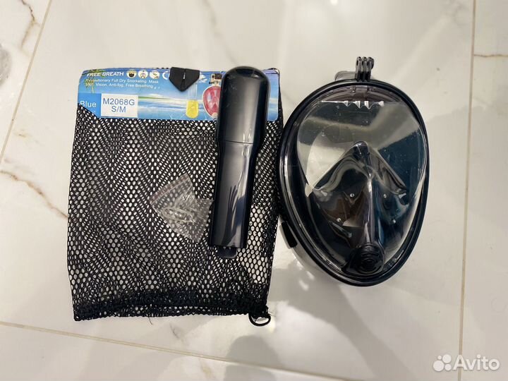 Маска для снорклинга, новая, S/M