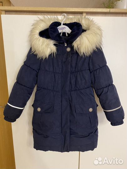 Пальто зимнее для девочки kerry 116