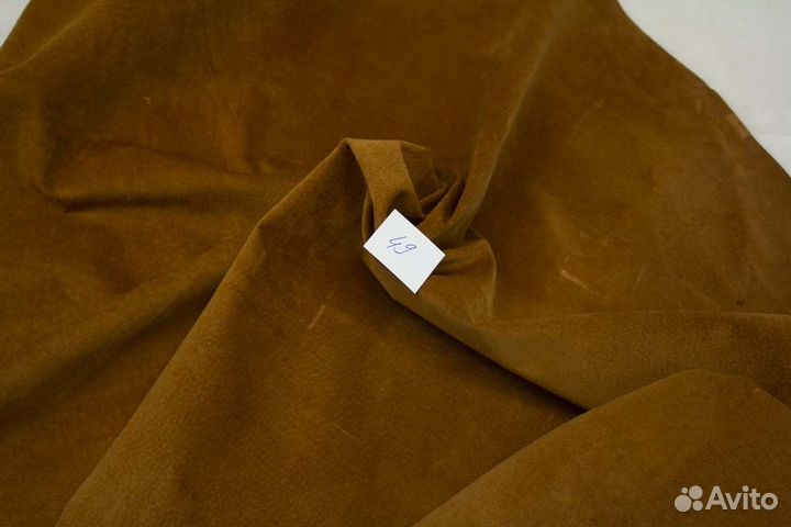 Натуральная кожа в ассортименте коричневая