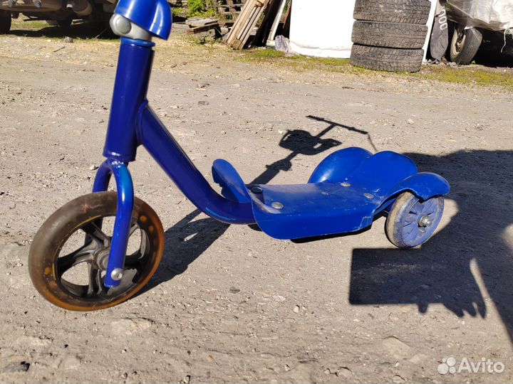 Самокат детский трехколесный маленький