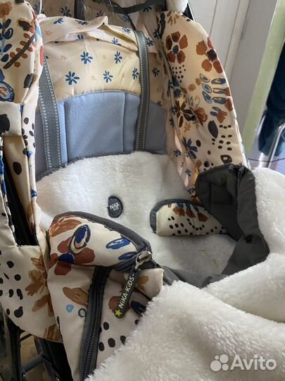 Санки коляска nika