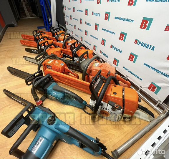 Аренда Бензопилы Цепной пилы Stihl MS 180 продажа