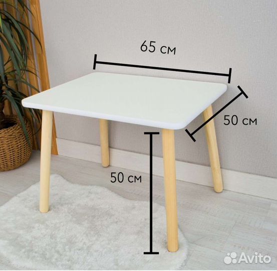 Детский стол и 2 стула новые в Хабаровске