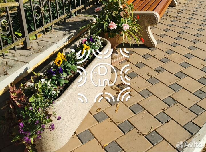 Кашпо бетонный «Сицилия» от производителя