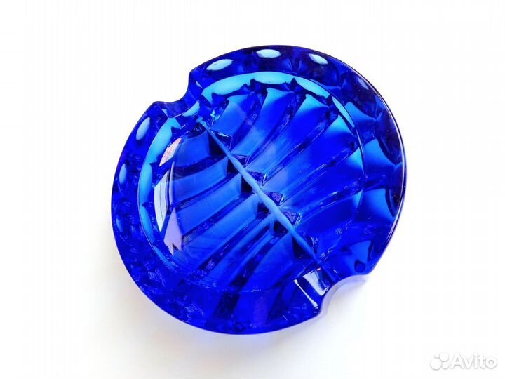 Пепельница цветное стекло СССР ваза конфетница