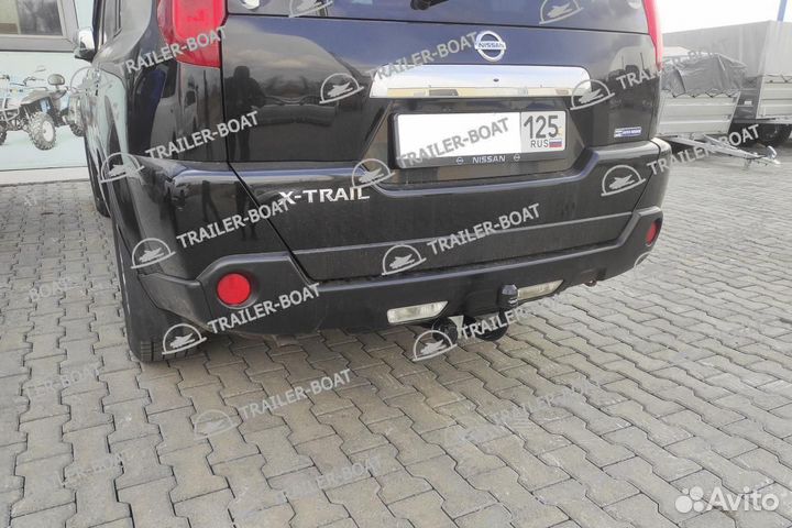 Фаркоп на Nissan X-Trail T31 2007-2014, рама и крюк шар 50 мм, 45483