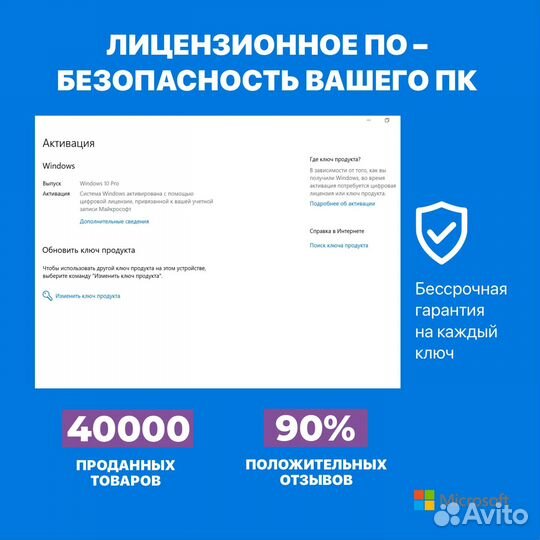Ключи активации для Windows 10 Pro / Home / Office