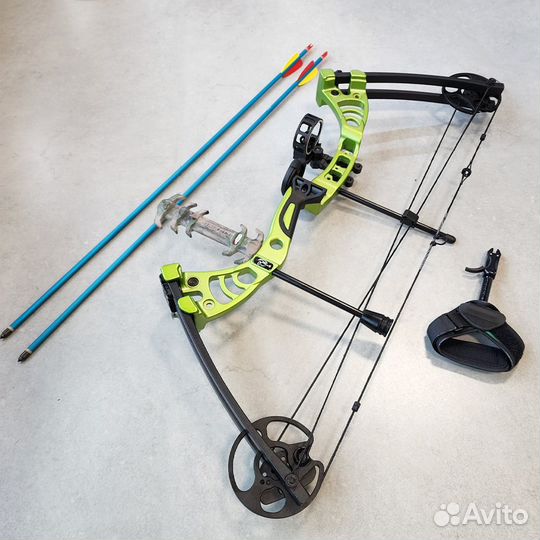 Лук блочный Man Kung MK-CB50 (зелёный) (Комплект)