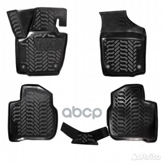 Ковры (3D с подпят.) для VW Polo/ Rapid (20)