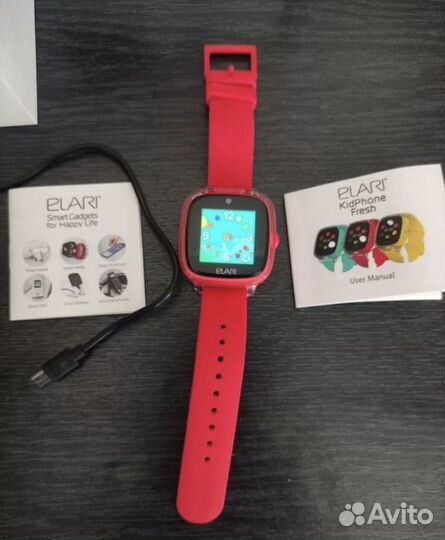 Детские смарт- часы elari KidPhone Fresh красный