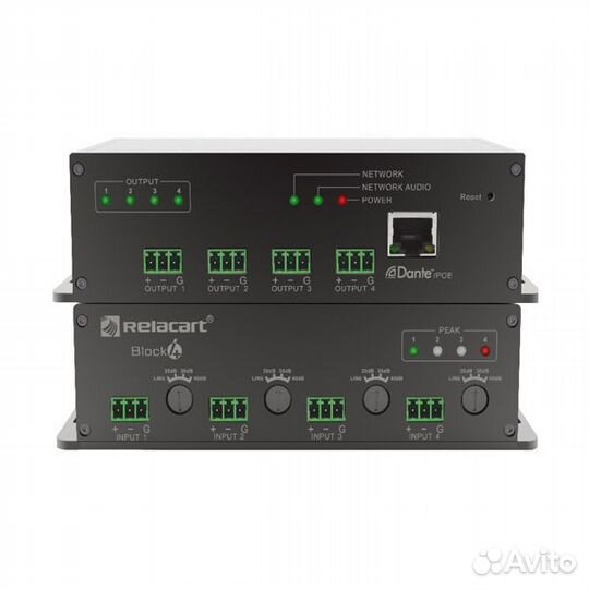 Цифровой и аналоговый коммутатор relacart Block4