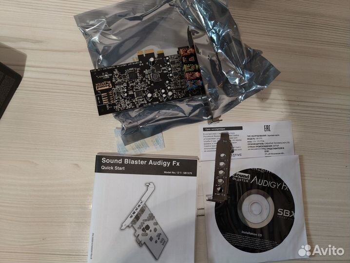 Creative sound blaster audigy fx