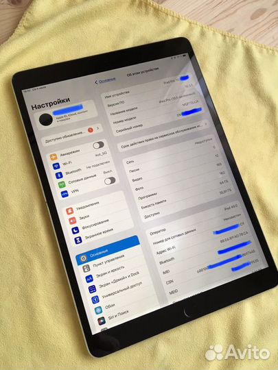 iPad pro 10.5 64 Gb Cellular (с симкой)