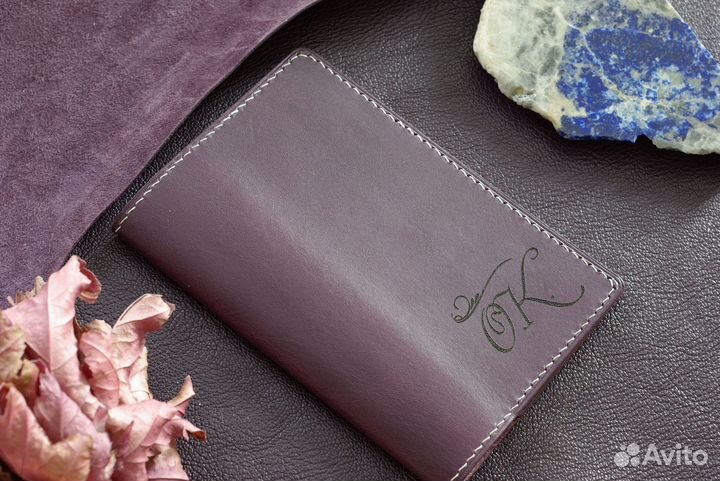 Обложка на паспорт кожаная