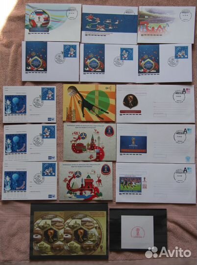 Набор конвертов к чм по футболу 2018