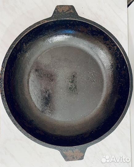 Сковорода чугунная d 35,5см; 25см.; 22см