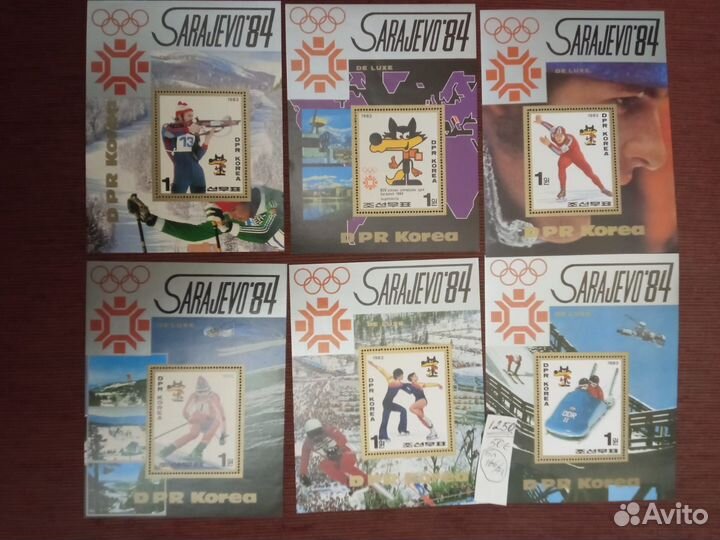 Спорт. Иностранные марки чистые