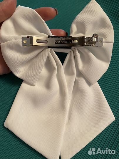 Банты для волос белые