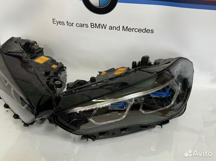 Фары комплект на BMW G05 G06 laser Shadow line