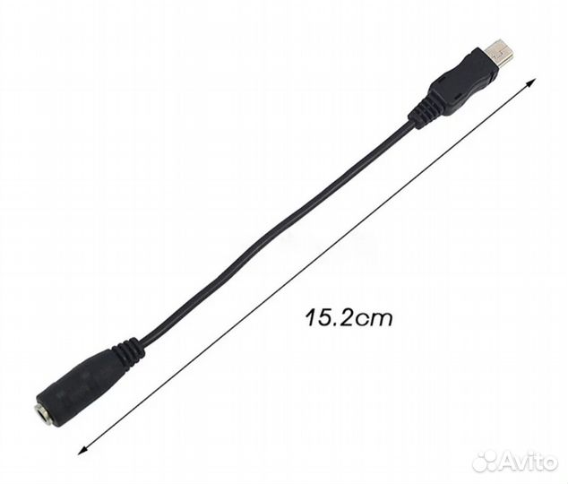 Кабель - переходник Mini USB - Jack 3.5