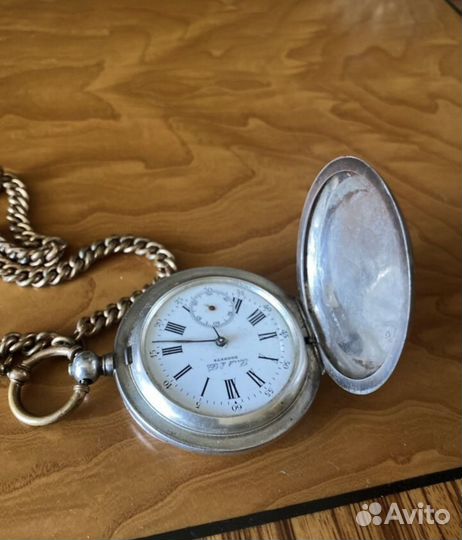 Старинные Часы серебряные карманные 84 проба