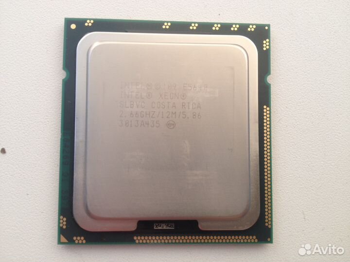 Процессоры Intel xeon Х5670 / X7550