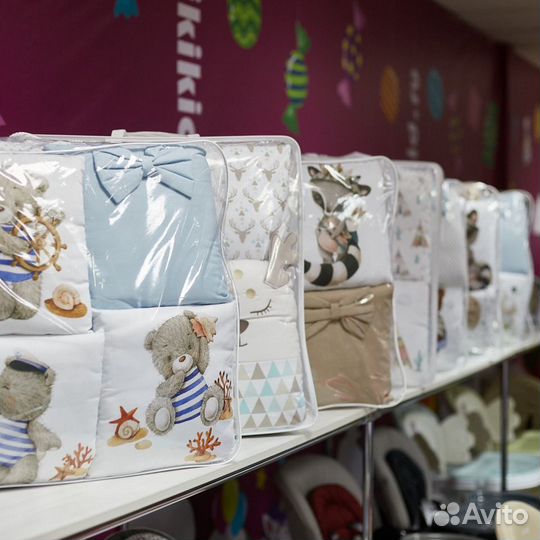 Бортики комплект в кроватку