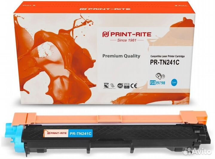 Картридж Print-Rite PR-TN241C 1458415