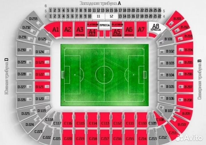 Билеты на топовый матч рпл Спартак - Локомотив