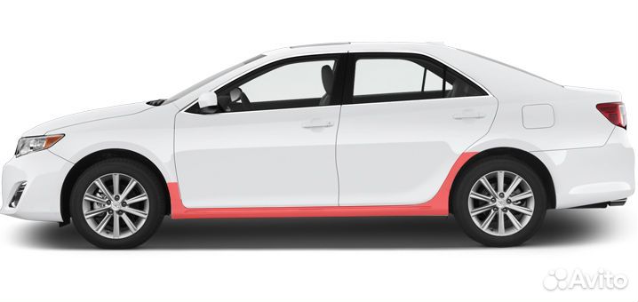 Готовый комплект шумоизоляции пола Toyota Camry 50