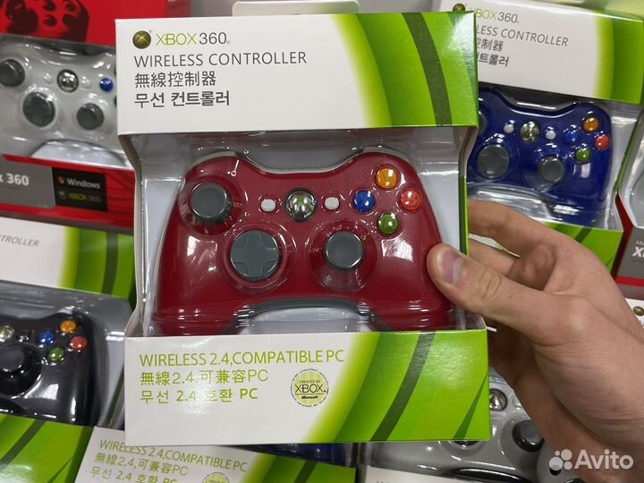 Беспроводные новые джойстики Xbox 360