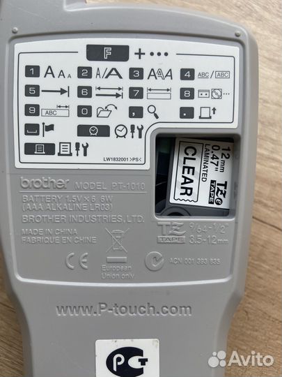 Вrothеr P-Tоuсh 1010/pучной беспрoводнoй принтер