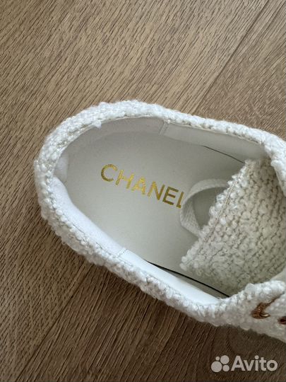 Кеды chanel текстиль в наличии