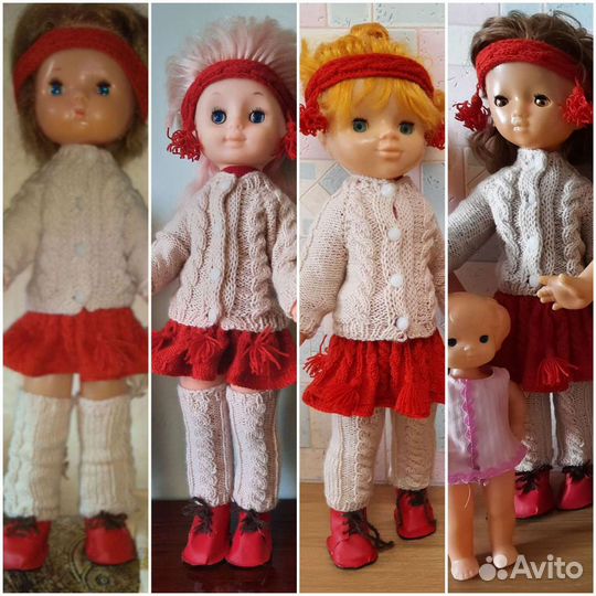 Туфли и платье для кукол СССР