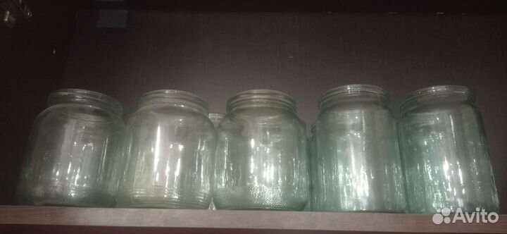 Банка стеклянная 1.5 л,1.0л.,0,8 л,0.5 л