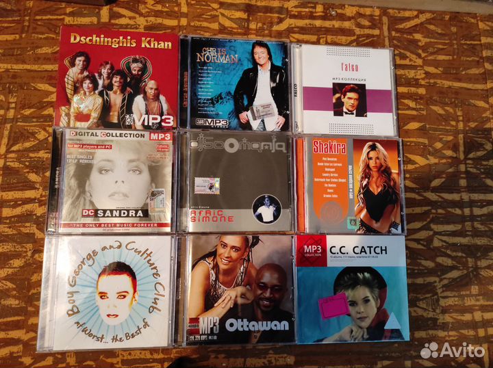 CD, Mp3 диски. Диско и поп музыка 80х, 90хгодов