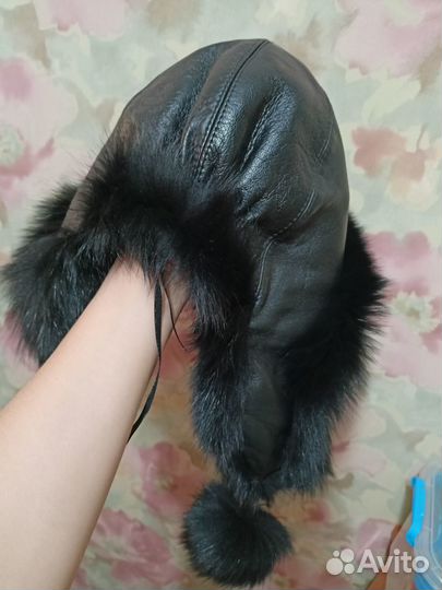 Шапка ушанка женская