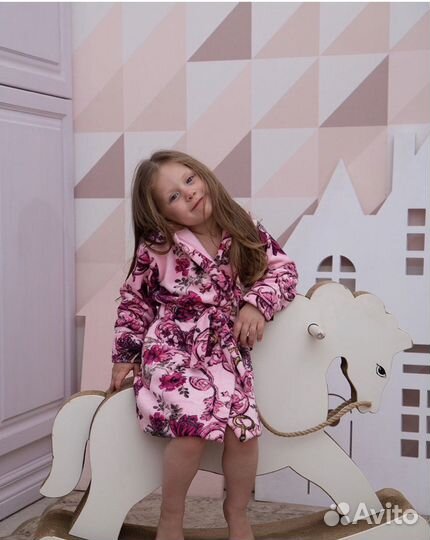 Детский махровый халат