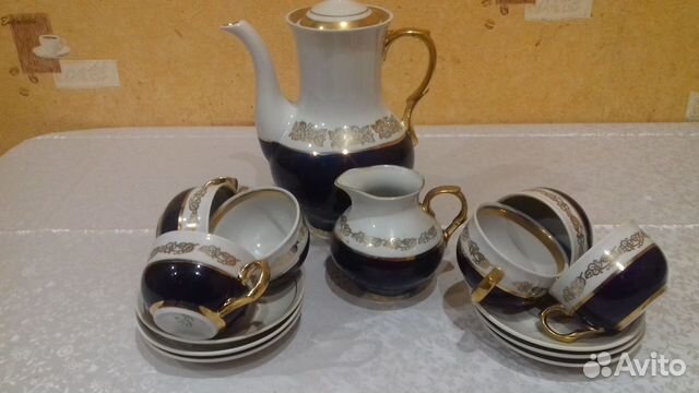 Кофейный сервиз, 1980 г, Полонский завод