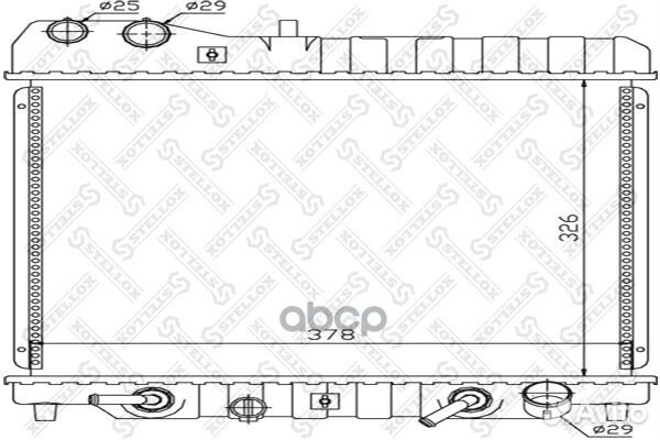 10-26668-SX радиатор системы охлаждения АКПП H