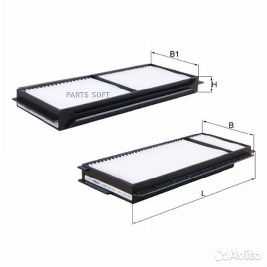 Mahle LA346/S LA346/S фильтр салона\ Mazda 3/5 1.4